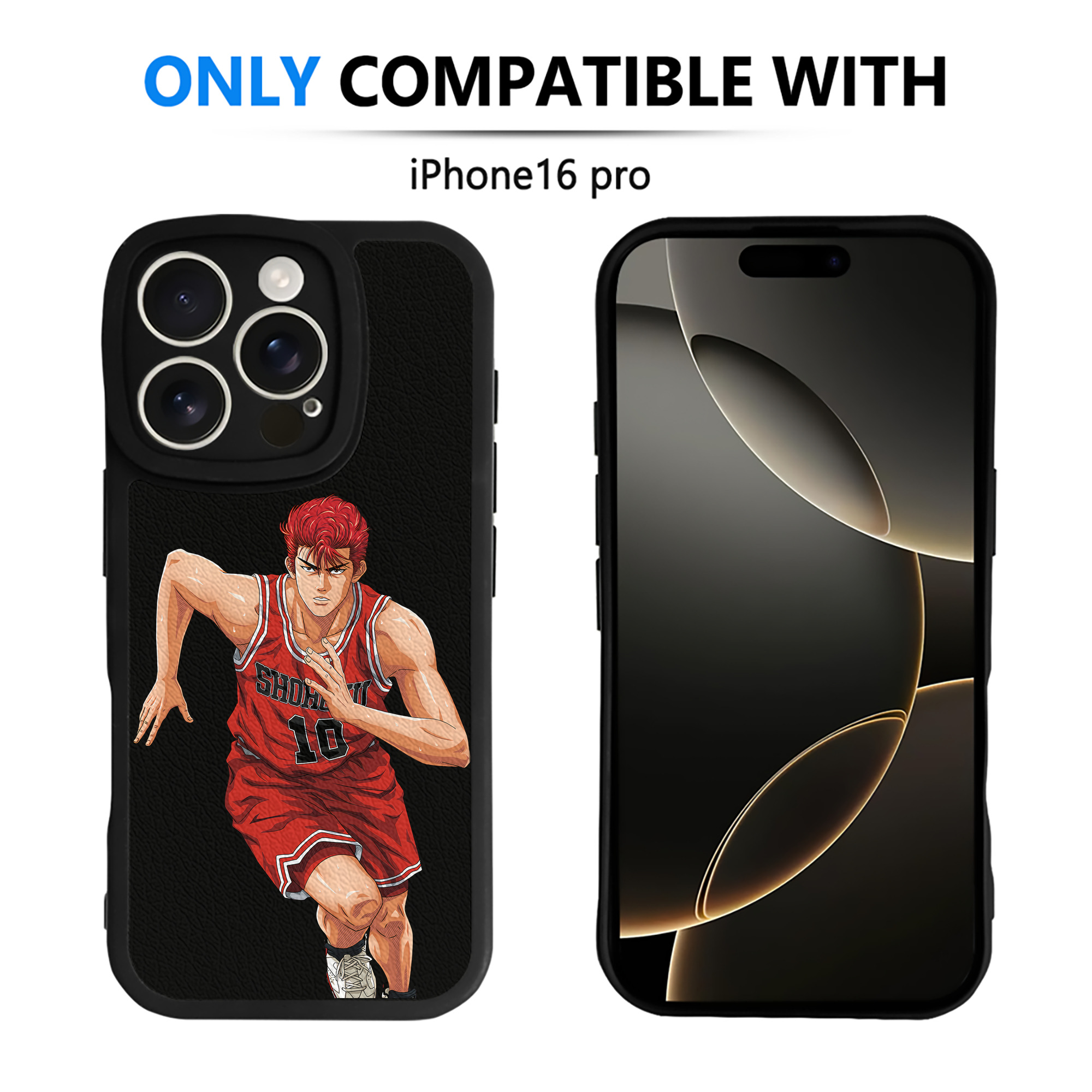 （画像用） SLAM DUNK／スラムダンク 【iPhone 16シリーズ対応】シリコンスマホケース（レザー調） 材質：シリコン